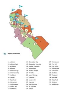 Camden County Municipalities Map