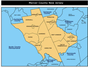 Mercer County Municipalities Map