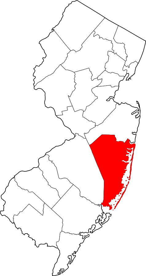 Ocean County Municipalities Map