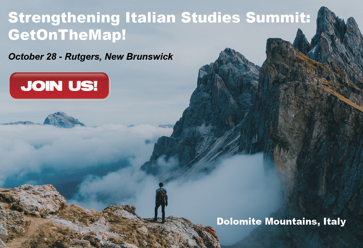 Strengthening ITalian Studies Summit: GetOnTheMap!
