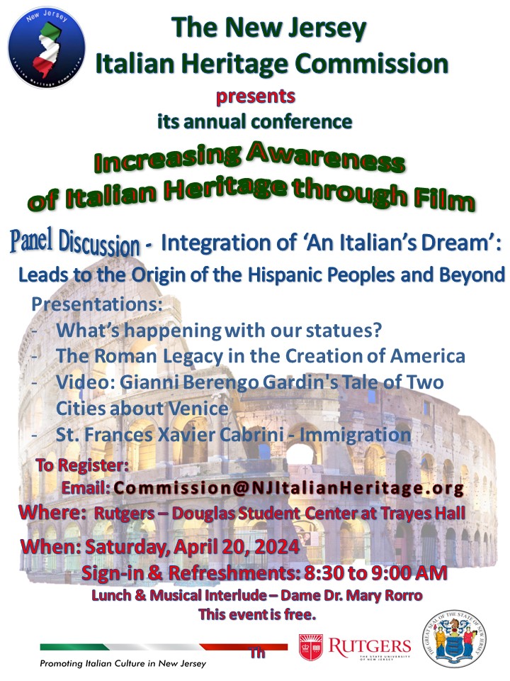 The New Jersey Italian Heritage Commission Annual Meeting 2024