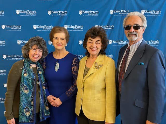 From left to right - Dame Dr. Mary Rorro, Dr. Eileen Poiani, Ph.D., Cav. Dr. Gilda Rorro Baldassari Ed.D., & Chairman Robert DiBiase